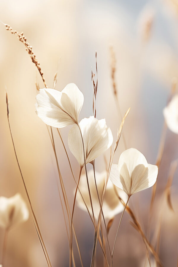 White flowers on a plant
