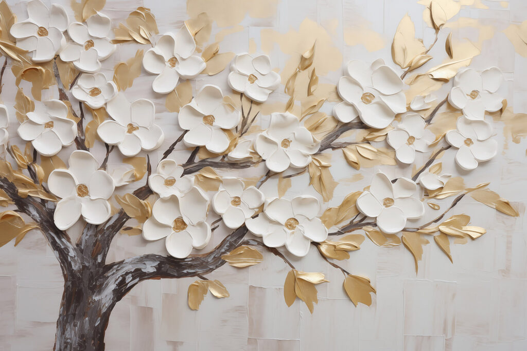 Delicate blooms in a soothing palette