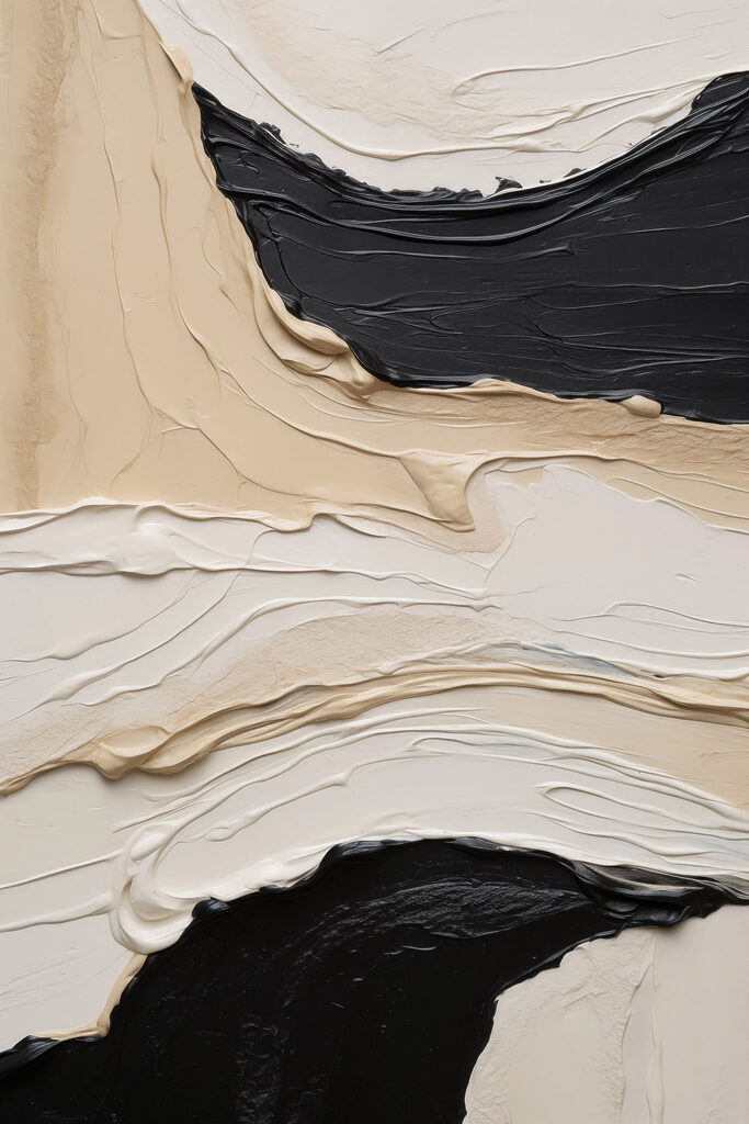 Black and white paint Black and white paint