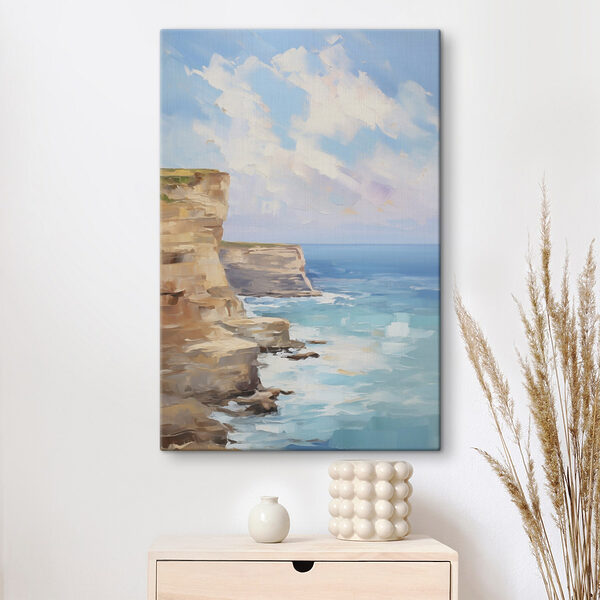 Cuadros Cuadros Cuadro de un acantilado junto al mar (SKU: s49512)