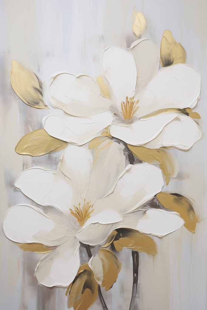 Elegant flowers with soft colors