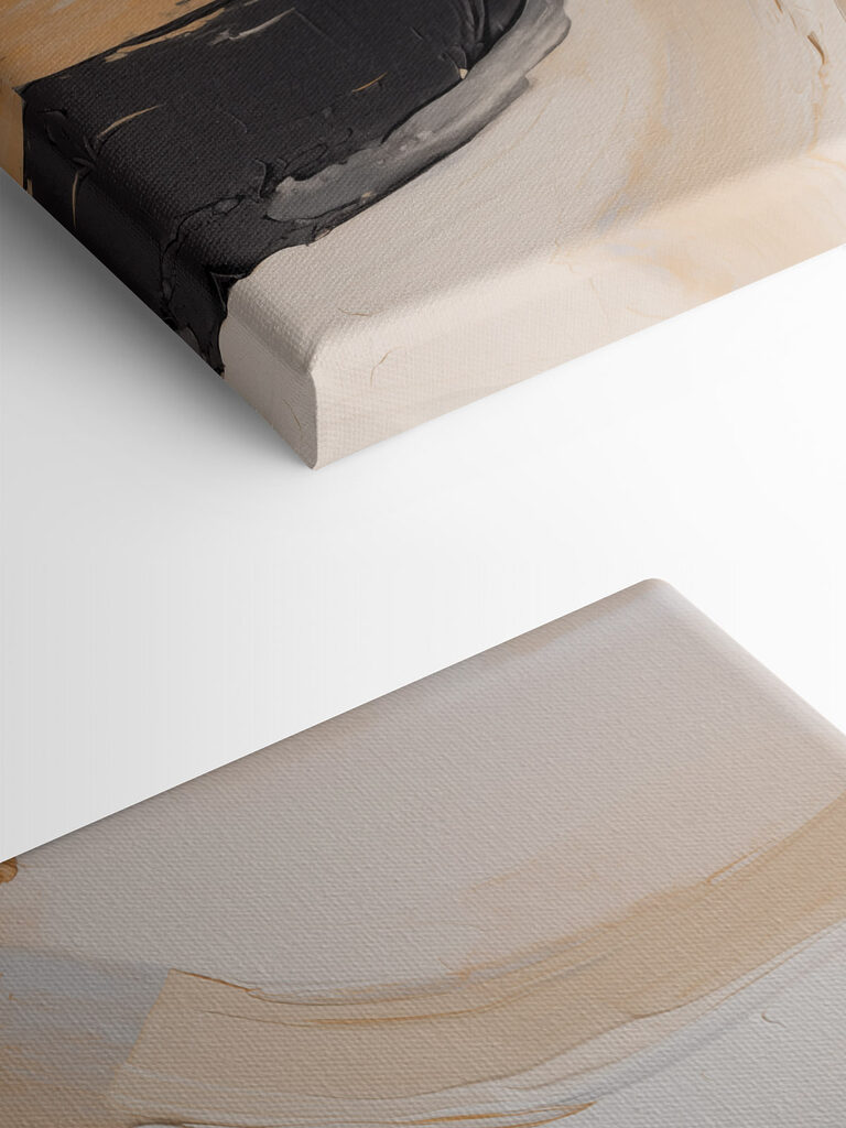 Abstract blend of warm hues