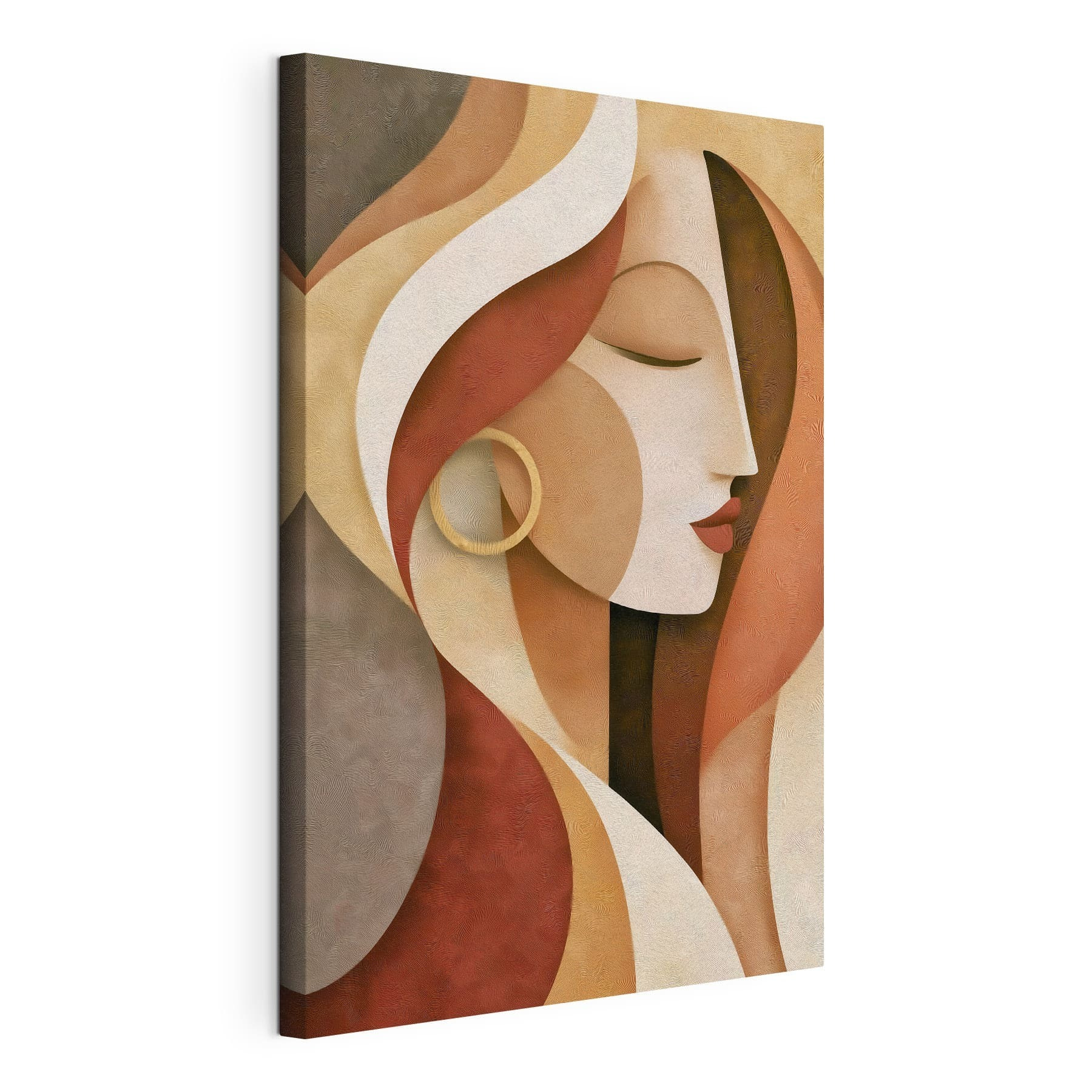 Diseño único de retrato femenino abstracto Diseño único de retrato femenino abstracto