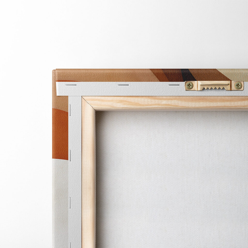 Warm Earthy Tones in Abstract Design