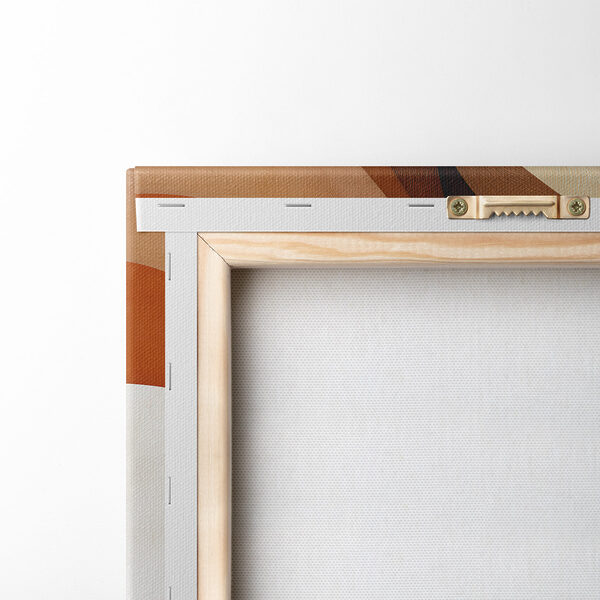Warm Earthy Tones in Abstract Design