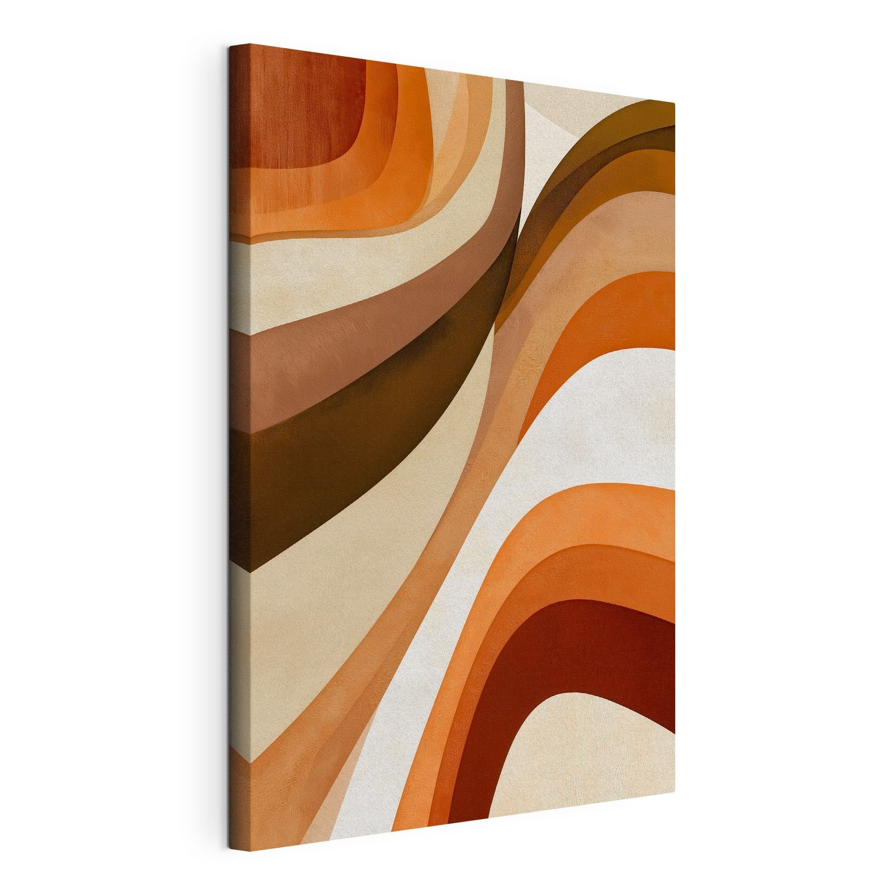 Warm Earthy Tones in Abstract Design