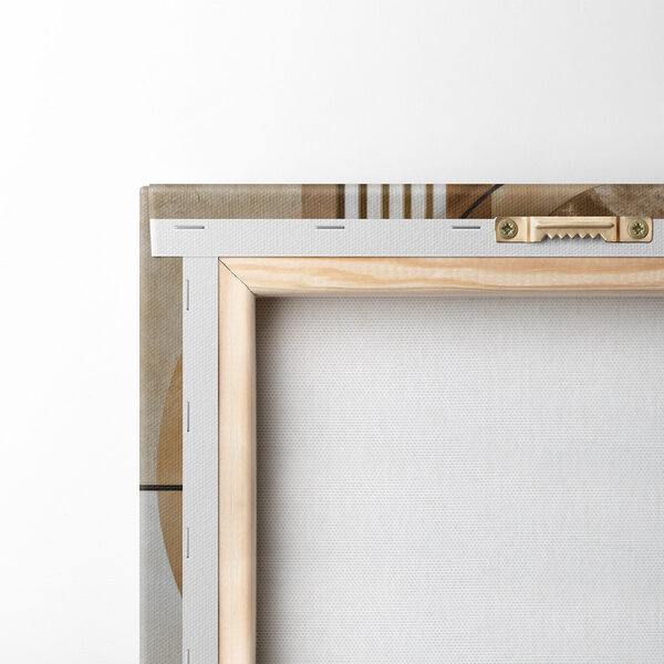 - Abstract shapes in neutral colors