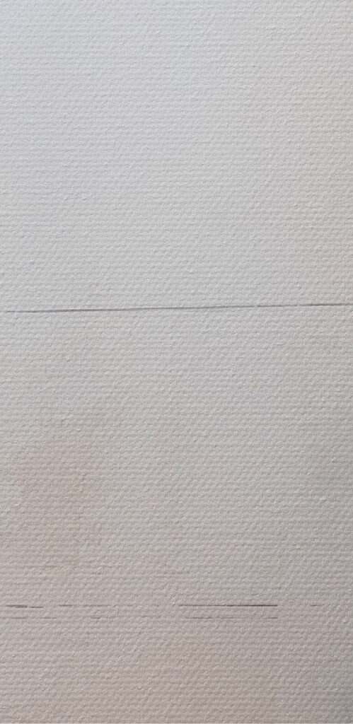 White and orange painting