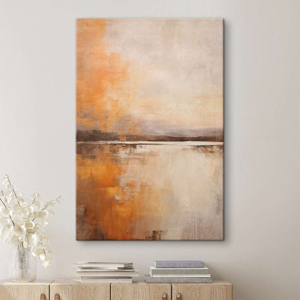 Painting of a lake Painting of a lake