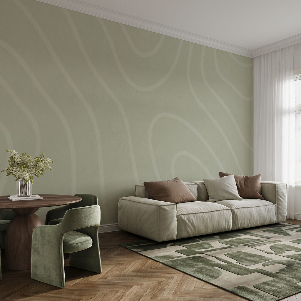 Diseño ondulado en blanco y gris