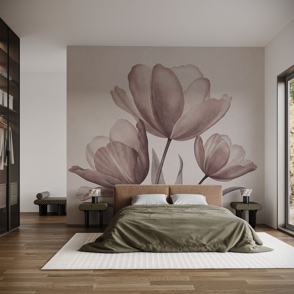 Elegantes tulipanes en suaves tonos pastel