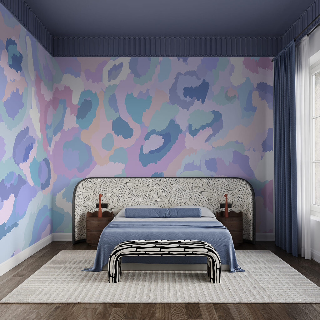 Estampado colorido con lunares