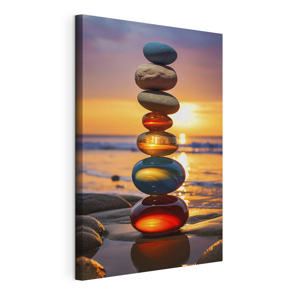 Stack of rocks on a beach Stack of rocks on a beach