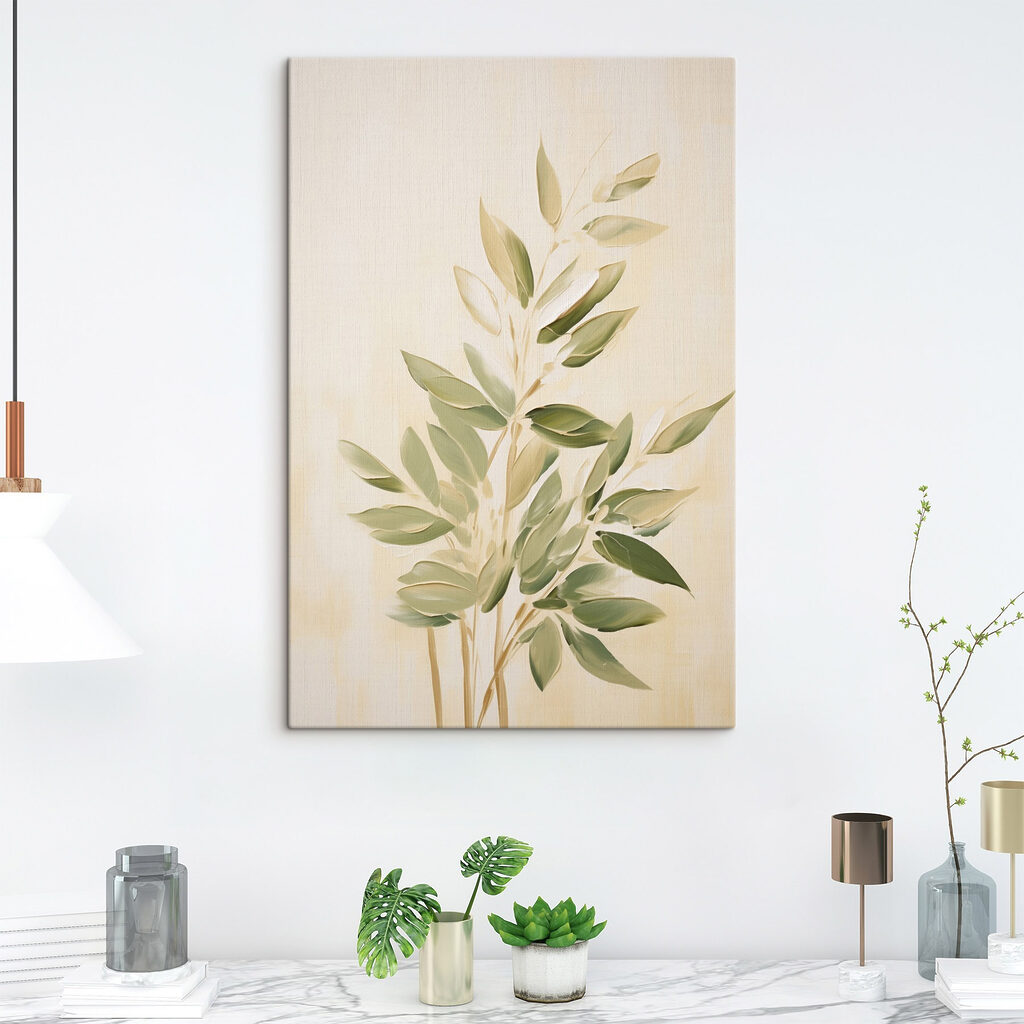Painting of a plant Painting of a plant