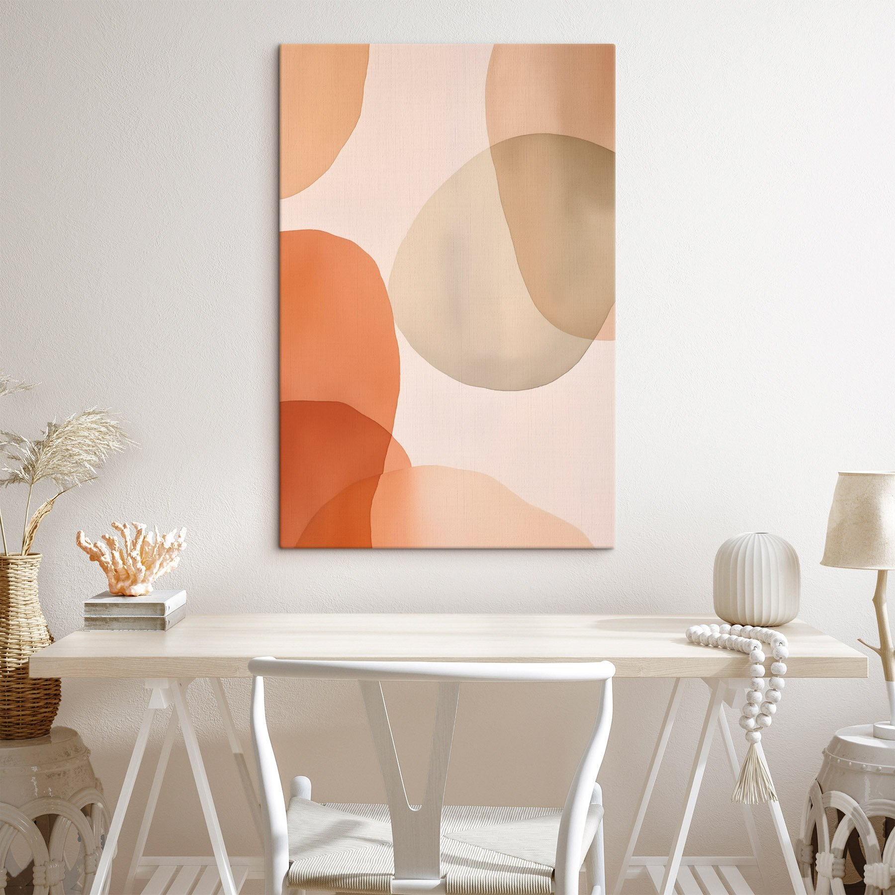 Soft hues in gentle swirls