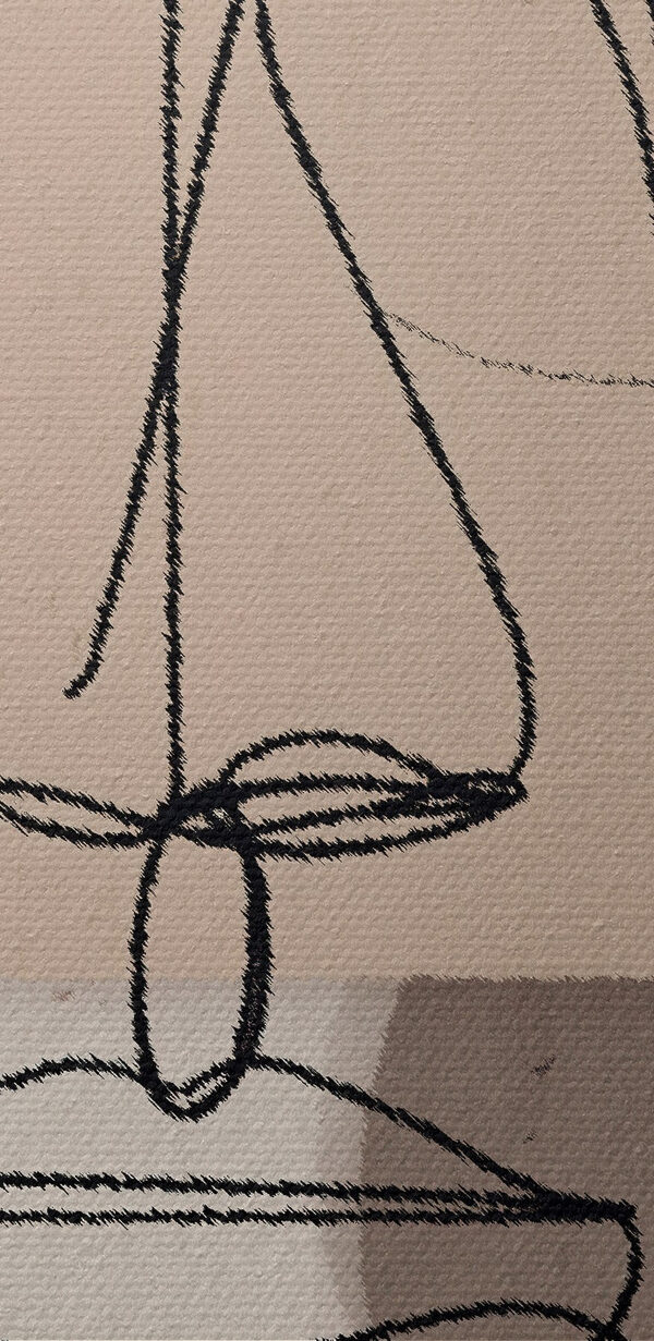 Drawing of a face
