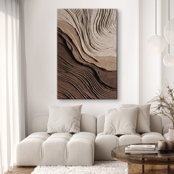 Soft, wavy texture in neutral hues