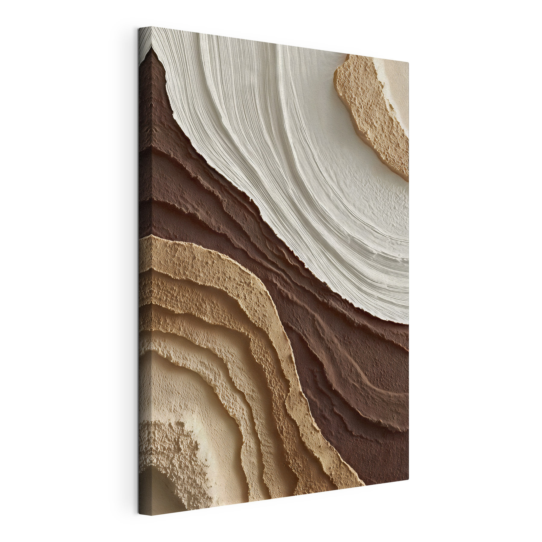 Textured Earth Tones in Layers Textured Earth Tones in Layers