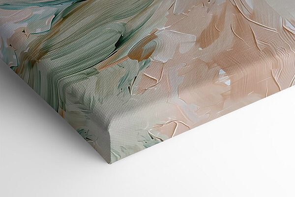 Delicate floral abstraction in soft hues