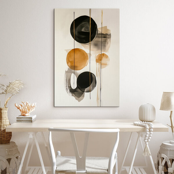 Painting of circles and dots