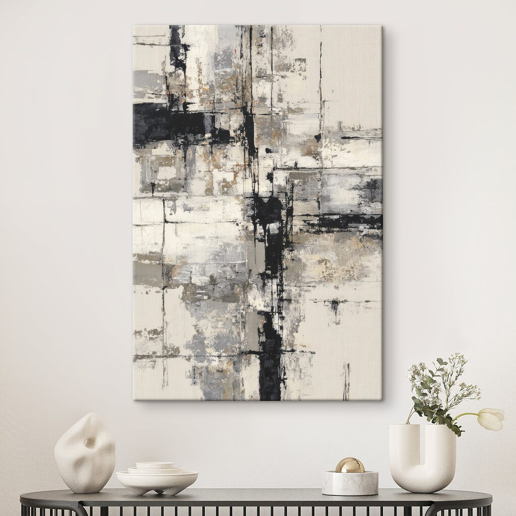 Black and white painting