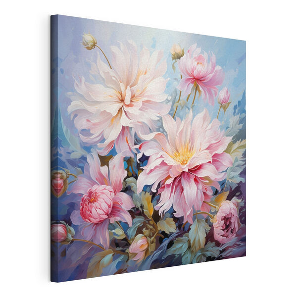Cuadros Cuadro de flores sobre fondo azul (SKU: s45737) Cuadros Cuadros Cuadro de flores sobre fondo azul (SKU: s45737)