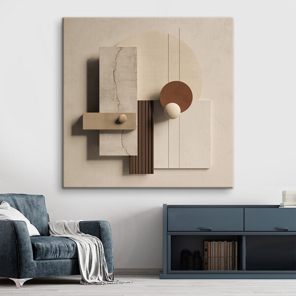 Cuadros Decoración de pared con diferentes formas y colores