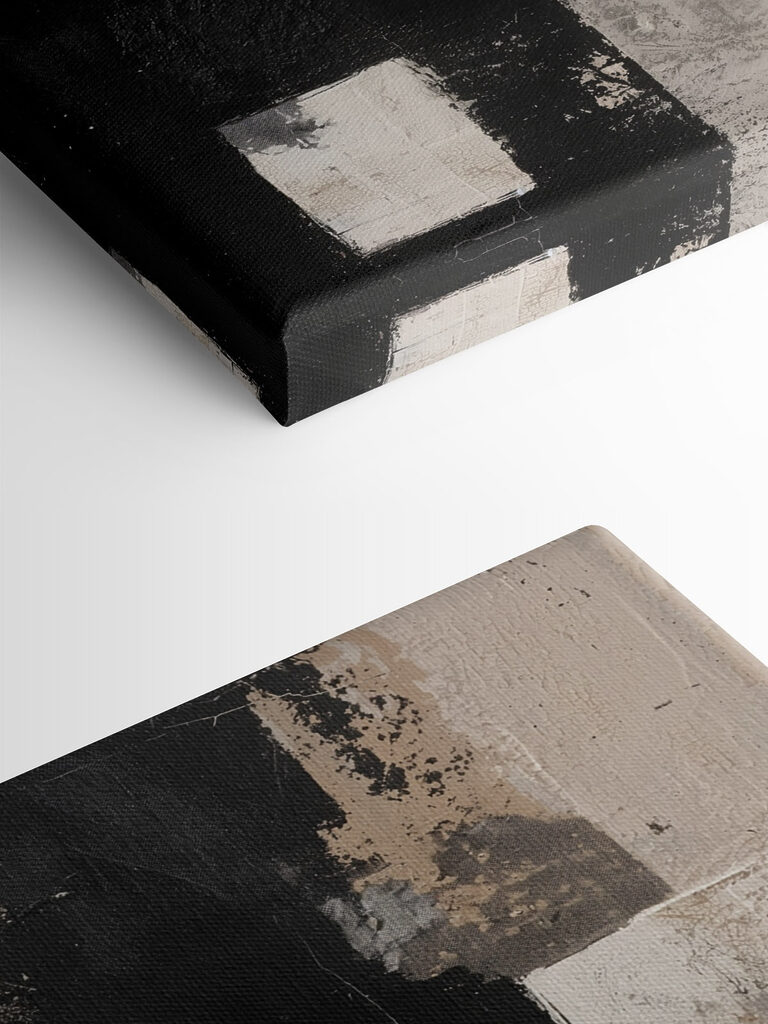 Black and white painting