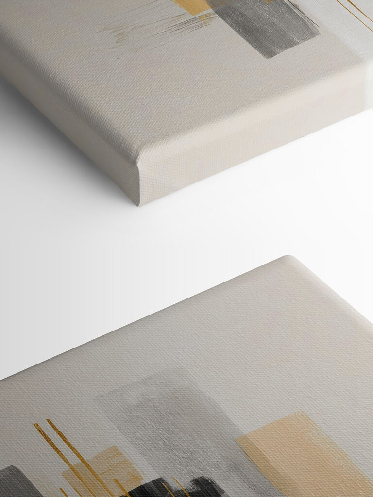 Dynamic abstract composition in soft colors Dynamic abstract composition in soft colors