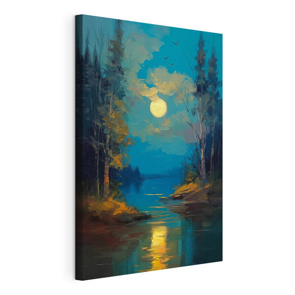 Cuadros La luna sobre un río (SKU: s46164) Cuadros Cuadros La luna sobre un río (SKU: s46164)