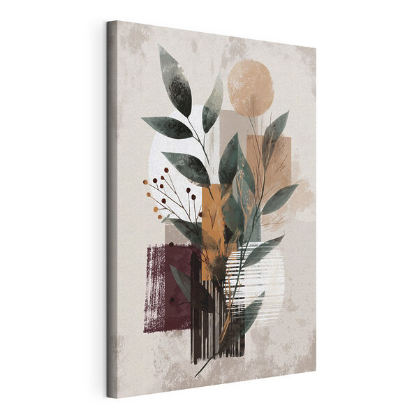 Cuadros Cuadros Pintura de hojas y flores (SKU: s46393)