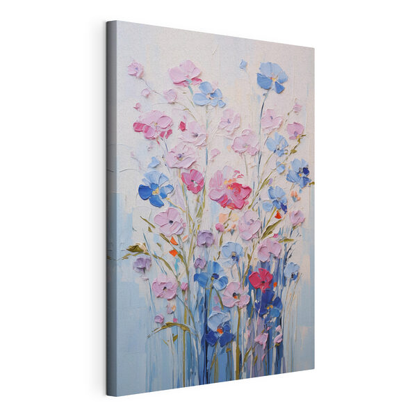 Cuadros Pintura de flores sobre una superficie blanca (SKU: s46395) Cuadros Cuadros Pintura de flores sobre una superficie blanca (SKU: s46395)