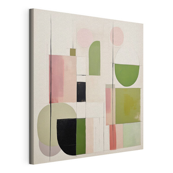 Painting of different shapes and colors