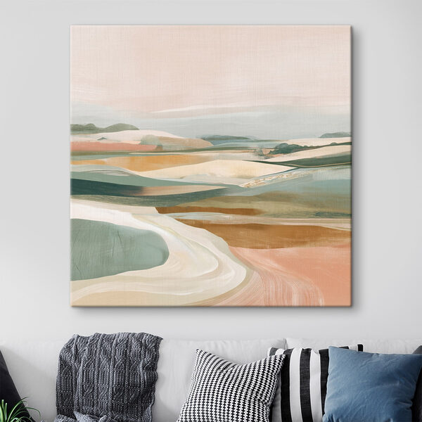 Landscape with hills and hills