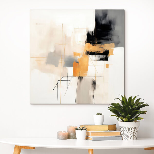 Cuadros Formas abstractas en tonos apagados