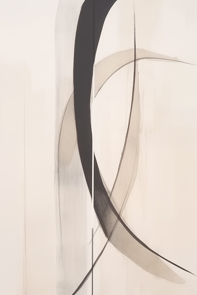 Black and white art piece Black and white art piece