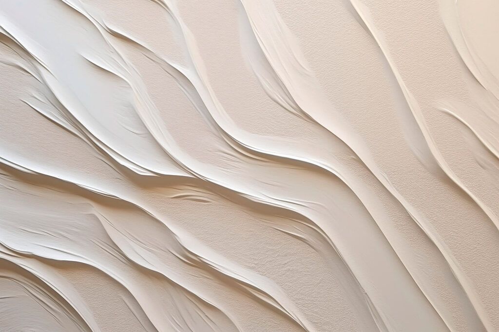White sand with wavy lines