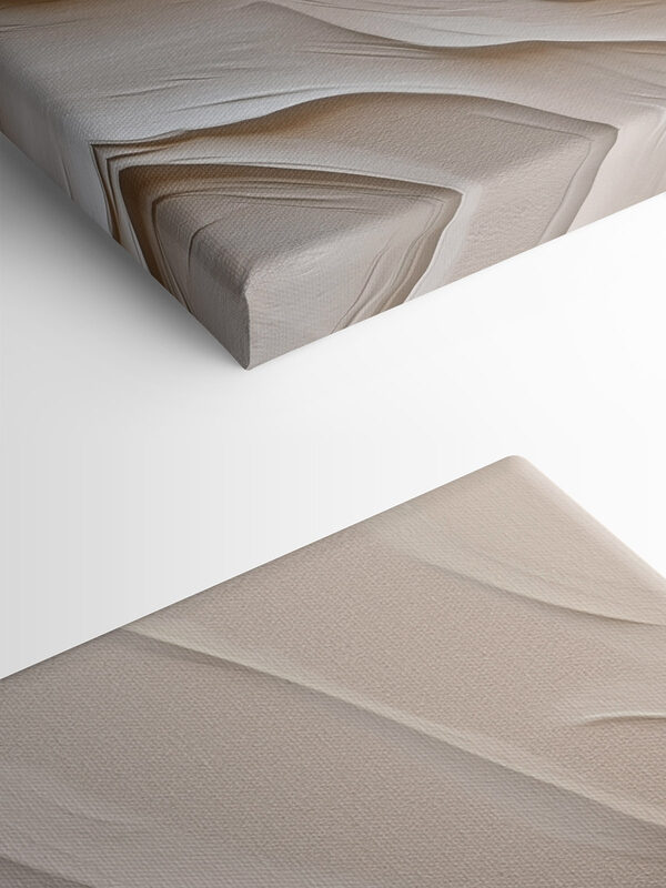 White sand with wavy lines