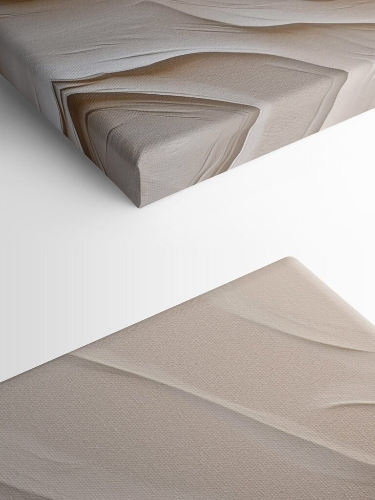 White sand with wavy lines