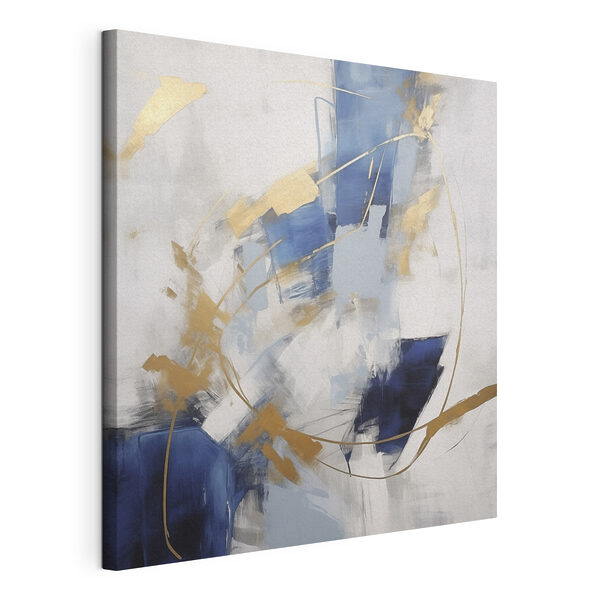 Cuadros Cuadro de una pared azul y blanca (SKU: s46564) Cuadros Cuadros Cuadro de una pared azul y blanca (SKU: s46564)