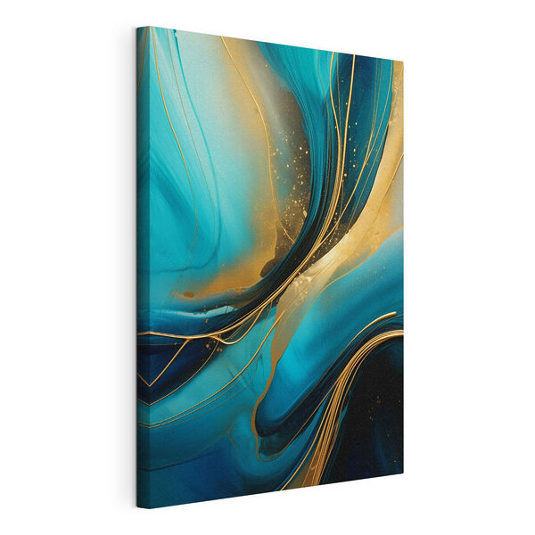 Cuadros Olas fluidas de colores vivos (SKU: s46543) Cuadros Cuadros Olas fluidas de colores vivos (SKU: s46543)
