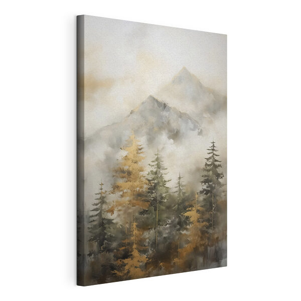Cuadros Pintura de árboles y montañas (SKU: s46670) Cuadros Cuadros Pintura de árboles y montañas (SKU: s46670)