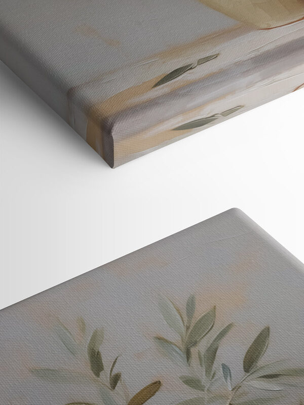Painting of a plant in a vase Painting of a plant in a vase