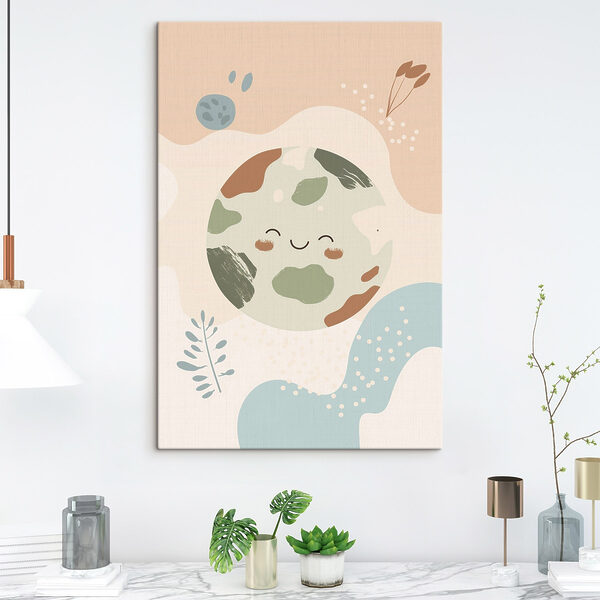 Cuadros Cartoon of a planet (SKU: s47066)