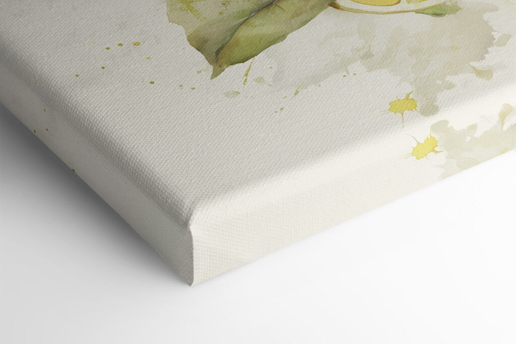 Pintura en acuarela de limones y hojas Pintura en acuarela de limones y hojas