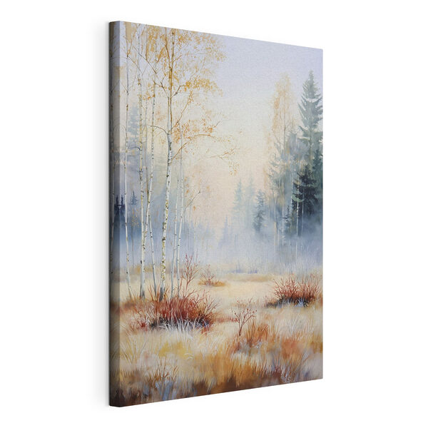 Cuadros Cuadro de un bosque con niebla (SKU: s47129) Cuadros Cuadros Cuadro de un bosque con niebla (SKU: s47129)
