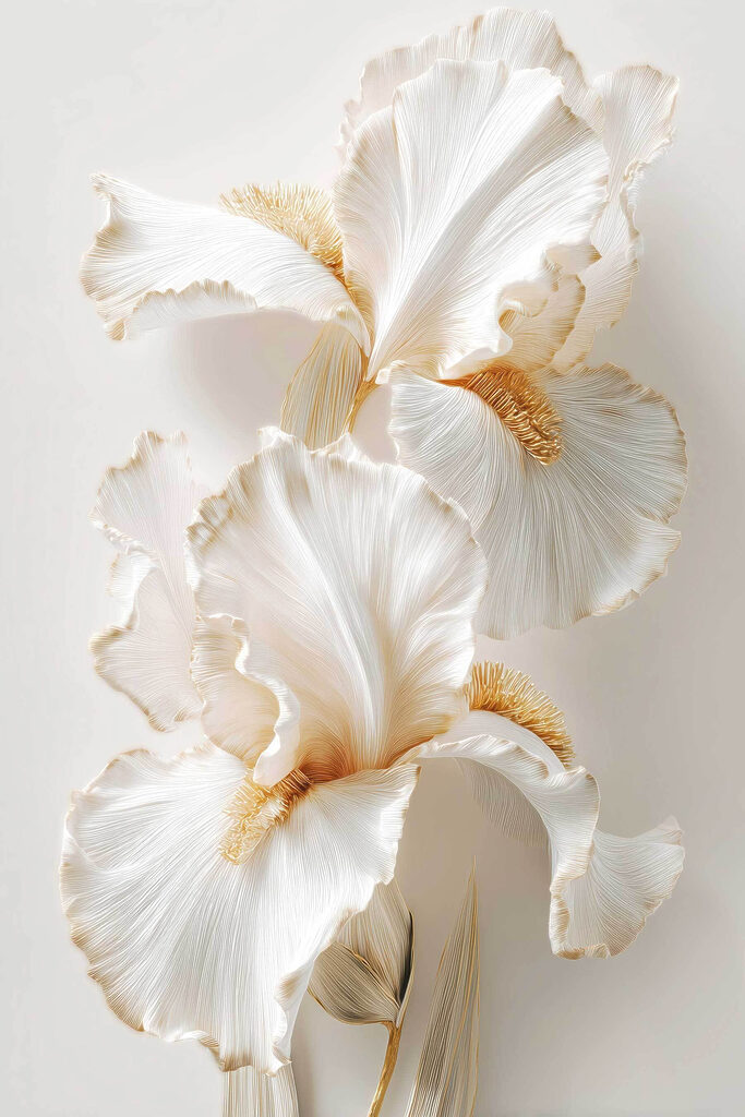 Delicate petals in soft hues
