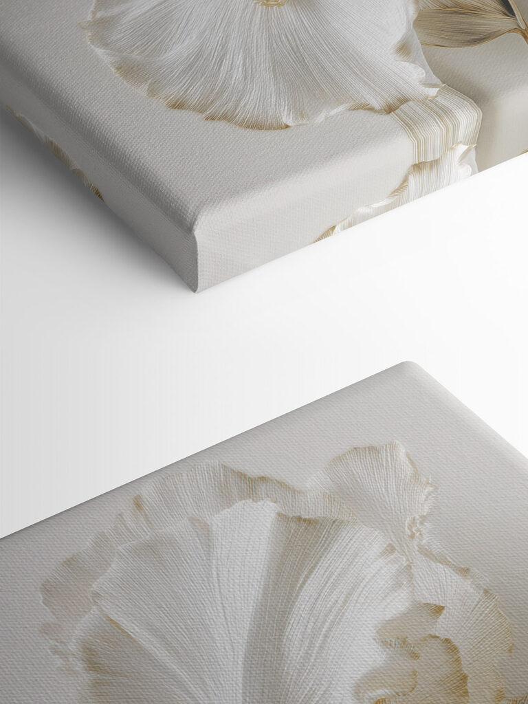 Delicate petals in soft hues