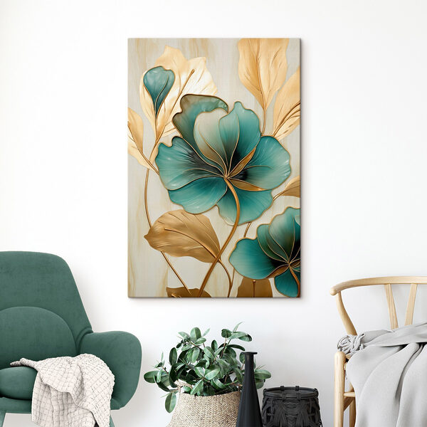Cuadros Una elegante flora con tonos vivos