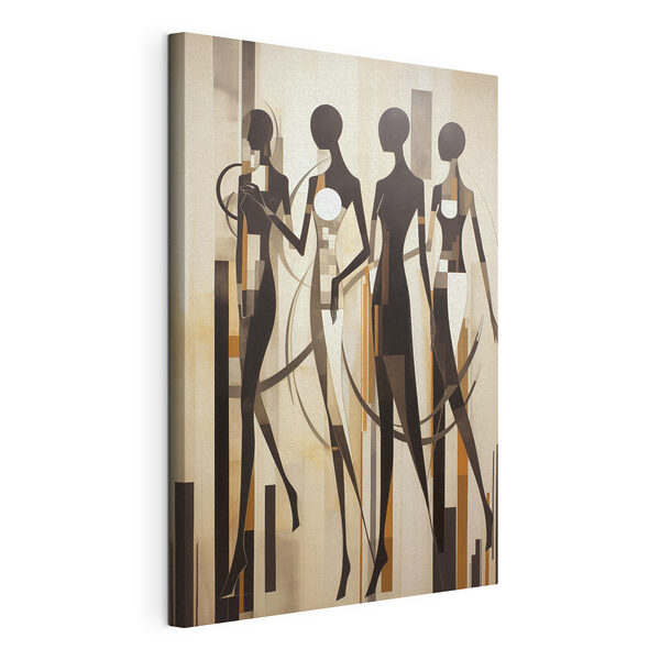 Cuadros Grupo de mujeres vestidas de blanco y negro (SKU: s47423) Cuadros Cuadros Grupo de mujeres vestidas de blanco y negro (SKU: s47423)